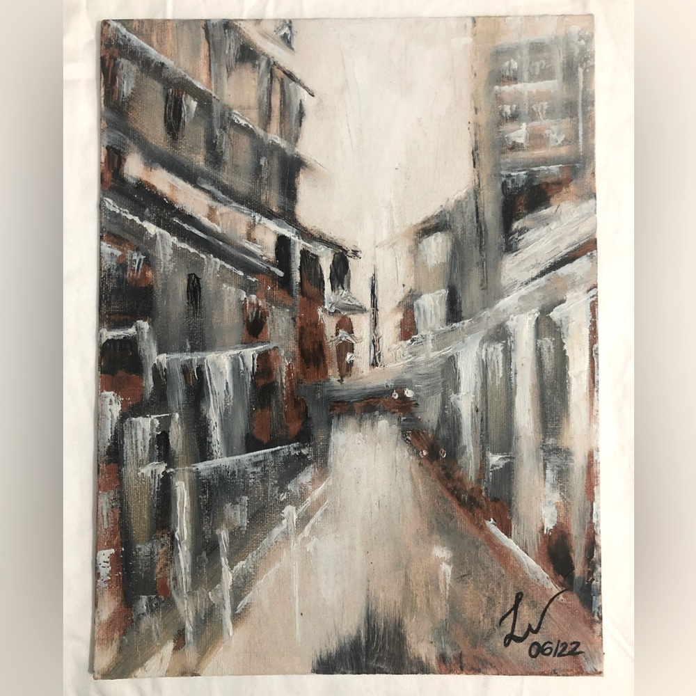 “Washing souls” Oil in canvas